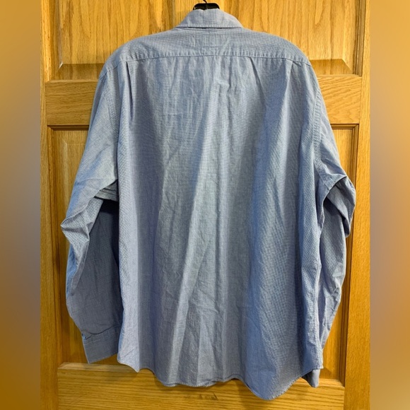 Polo Ralph Lauren Men Size L 36/37 Check Regent Classic Fit Long Sleeve Shirt - Picture 5 of 6